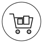 Pictogramme achats et stocks