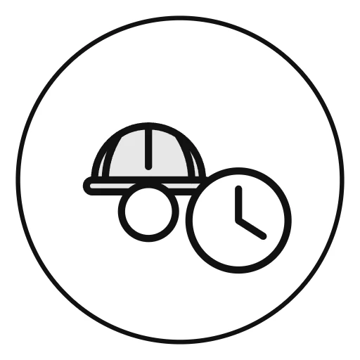 Pictogramme pointage main-d'œuvre